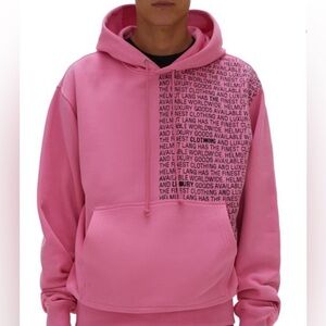 HELMUT LANG
Mini Text Hoodie Size